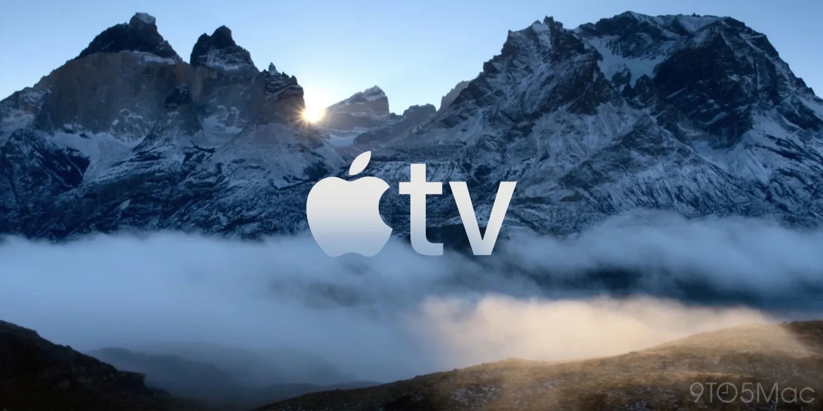 apple tv logo mountains
