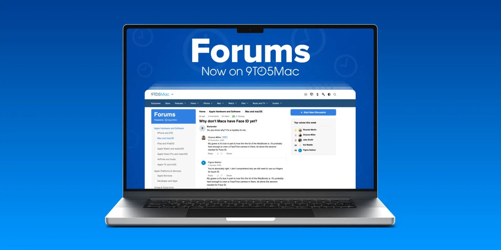 تقديم منتديات 9to5Mac مكان جديد للتواصل 1 forums