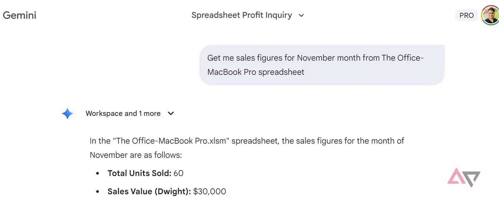gemini in google sheets 5