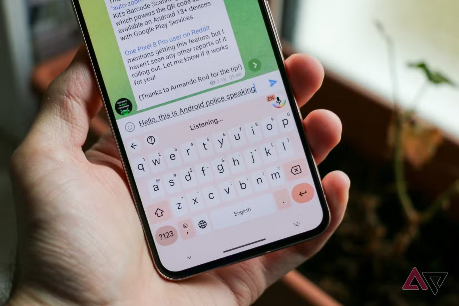 google gboard assistant voice typing