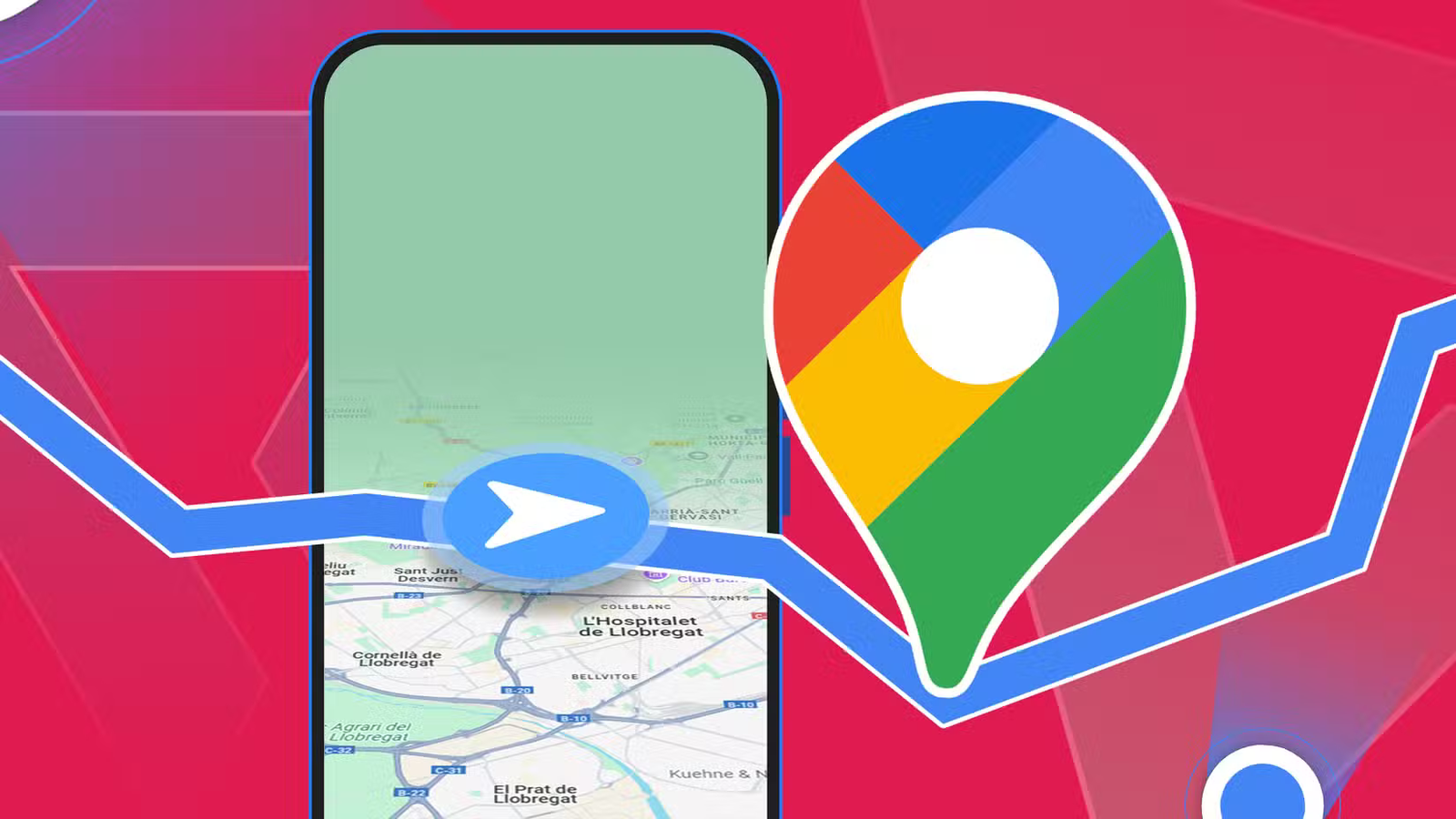 6 إيماءات رائعة في خرائط Google يغفل عنها معظم الناس 4 google maps logo with phone