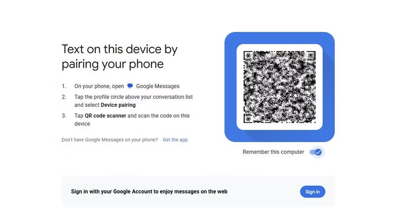 google messages desktop