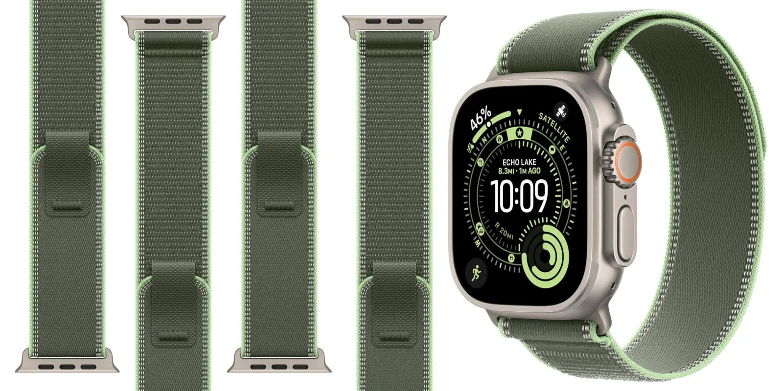 green Apple Watch Ultra Trail Loop 2025
