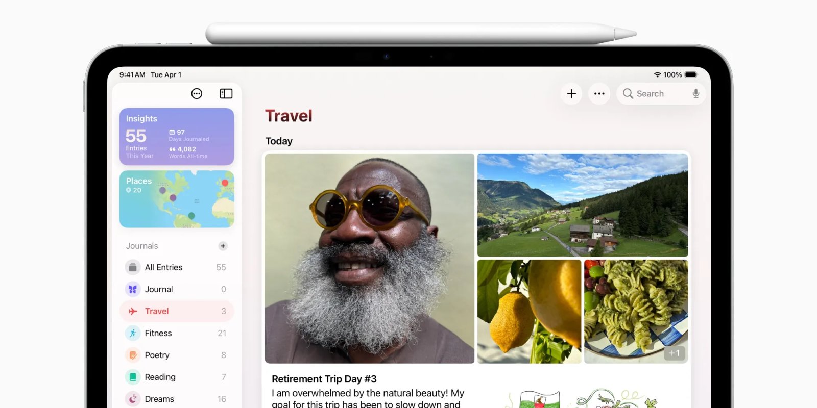 يضيف iPadOS 26 تطبيق Journal الجديد، وأنا أستخدمه كل يوم تقريبًا 2 journal app ipad ipados 26