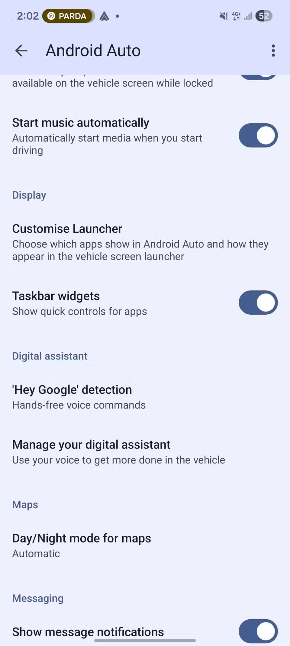 single android auto change 1