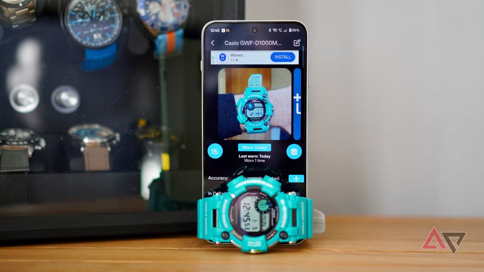 wristtrack app main front