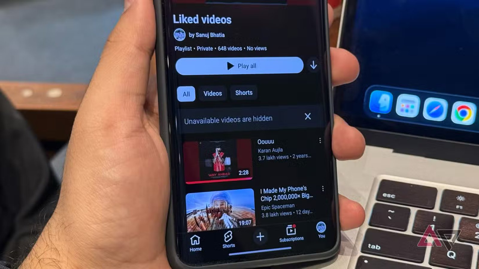 youtube liked videos
