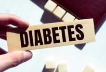 Diabetes Wooden Block Text