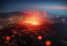 Earthquake Origin Art Concept