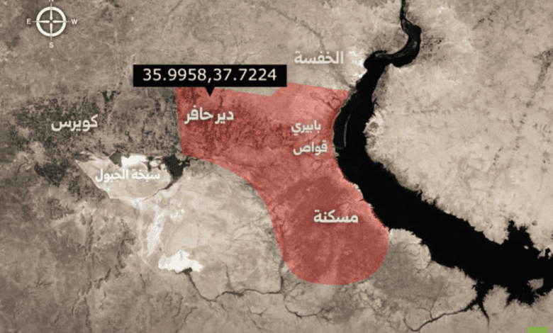 الجيش السوري يعلن قرى بريف حلب الشرقي مناطق عسكرية مغلقة ويدعو المسلحين للانسحاب إلى شرق الفرات