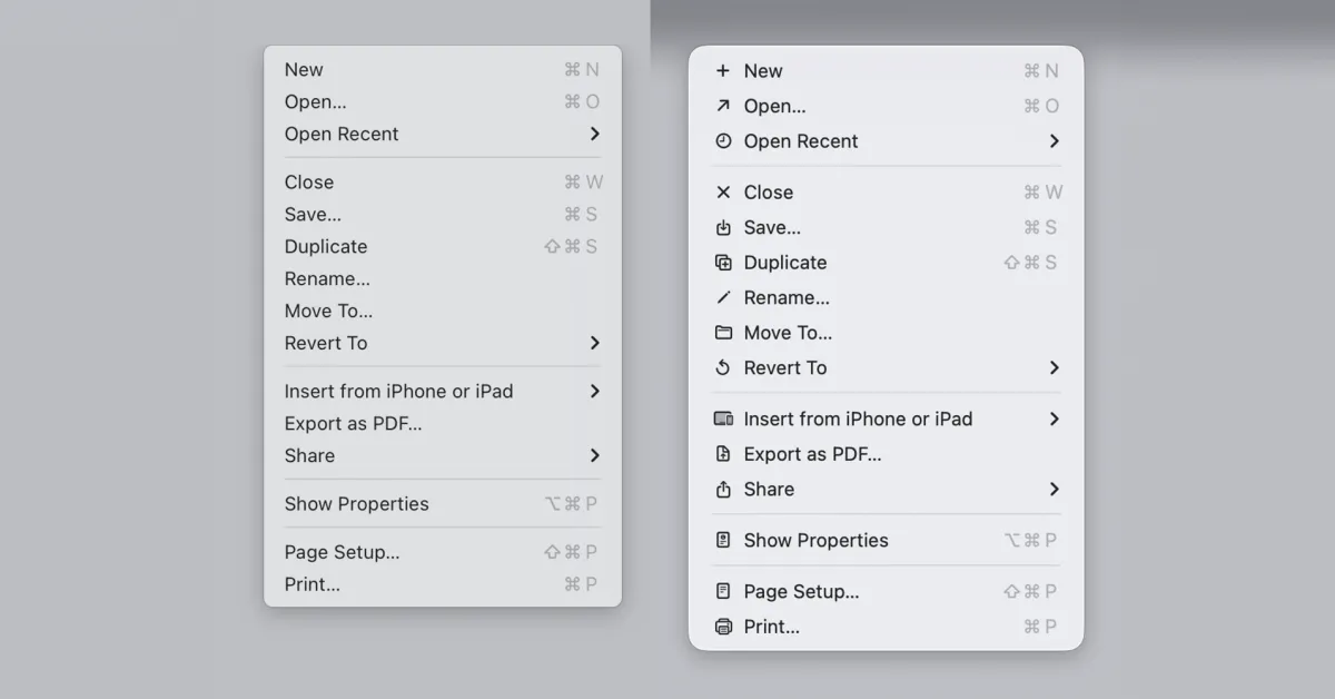 تفعل أيقونات macOS Tahoe ما قالت Apple إنه لا ينبغي للمصممين أن يفعلوه أبدًا