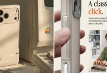 تقدم حافظة iPhone 17 Pro تحية لجهاز Macintosh الأصلي لعام 1984