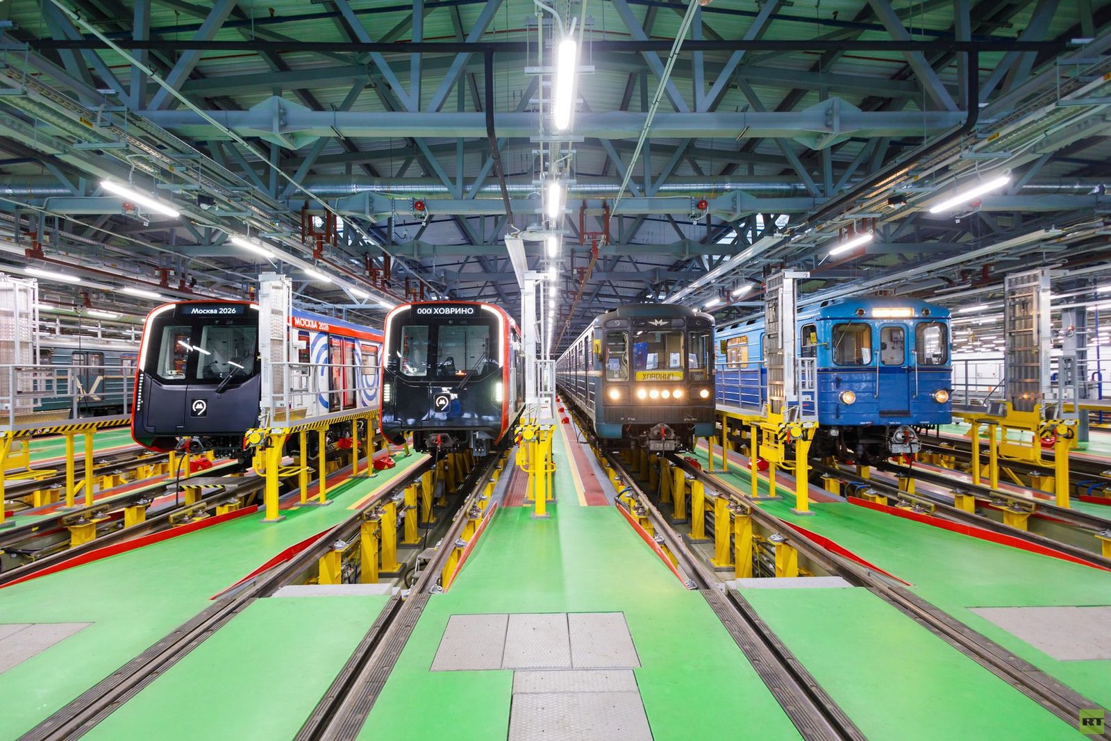 دفعة جديدة من القطارات المحدثة تدخل الخدمة بمترو الأنفاق في موسكو