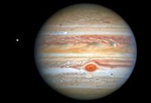 Jupiter and Europa Hubble 2020