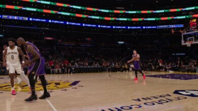 كيف تبدو مشاهدة إحدى مباريات الدوري الأمريكي لكرة السلة للمحترفين (NBA) على أرض الملعب في Apple Vision Pro