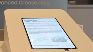 من المحتمل أن تكون شاشة iPhone Fold، وهي تبدو مذهلة