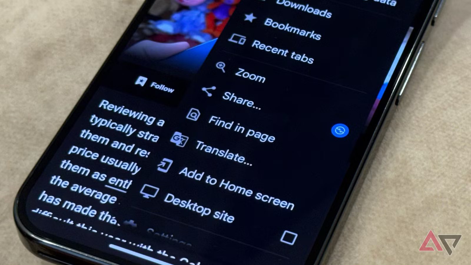 يستعير Chrome لنظام Android ميزة عبقرية من نظيره على سطح المكتب