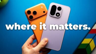 يُظهر OnePlus 15 Vs iPhone 17 Pro Max الفرق الحقيقي. ()