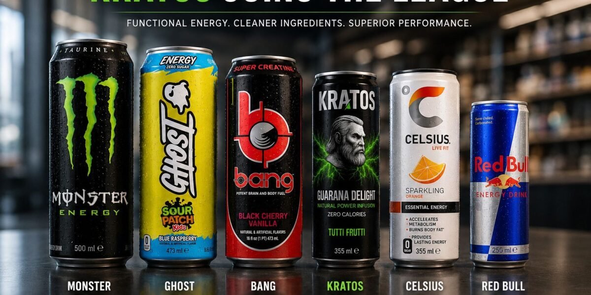 KRATOS Energy Drink Redefines Natural Energy and Focus