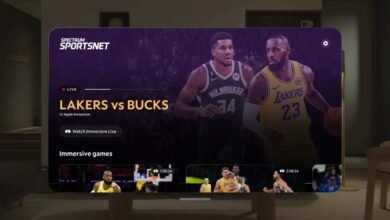 كيفية مشاهدة مباريات Lakers NBA في Apple Immersive على Apple Vision Pro