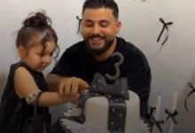 لولي تخطف الأنظار في عيدها الثالث.. أمير عموري يعيش أجمل لحظات الأبوة