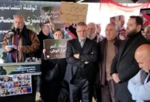وقفة تضامنية في مدينة النبطية مع الأسرى في سجون الإحتلال