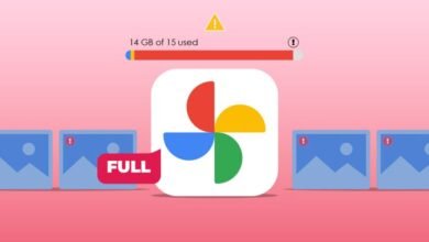يحتجز تطبيق Google Photos مساحة التخزين الة بي لذا قمت بإنشاء نسخة احتياطية محلية ة بي